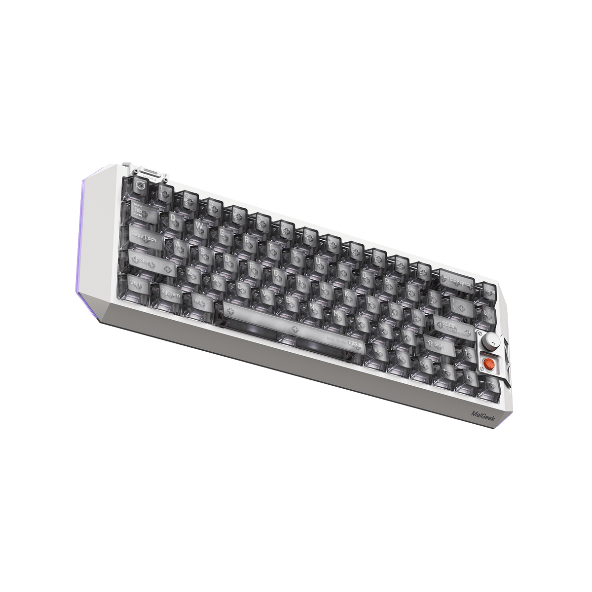 MelGeek Centauri Hall Effect Gaming Keyboard 8000Hz Gray