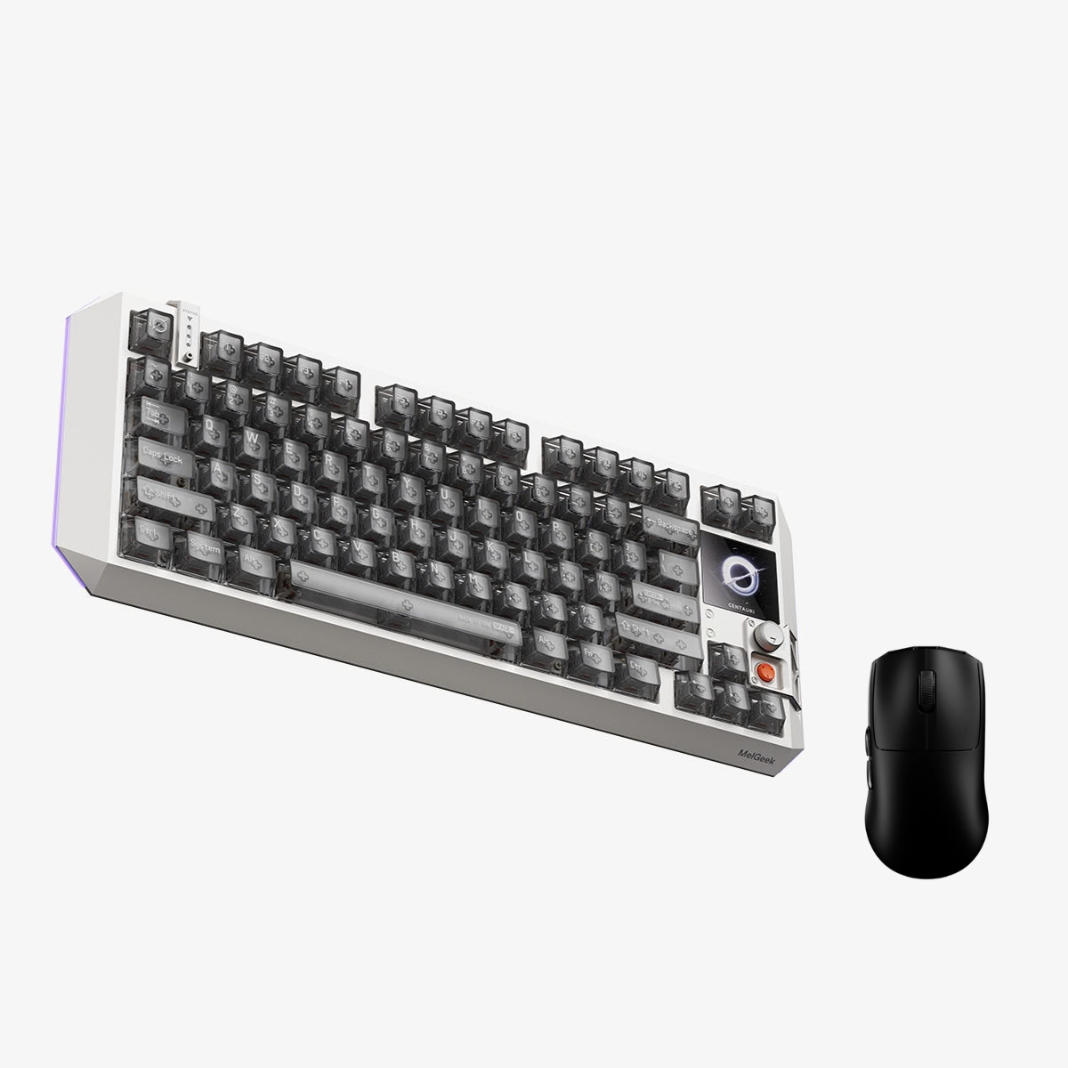 MelGeek Centauri Hall Effect Gaming Keyboard 8000Hz Gray