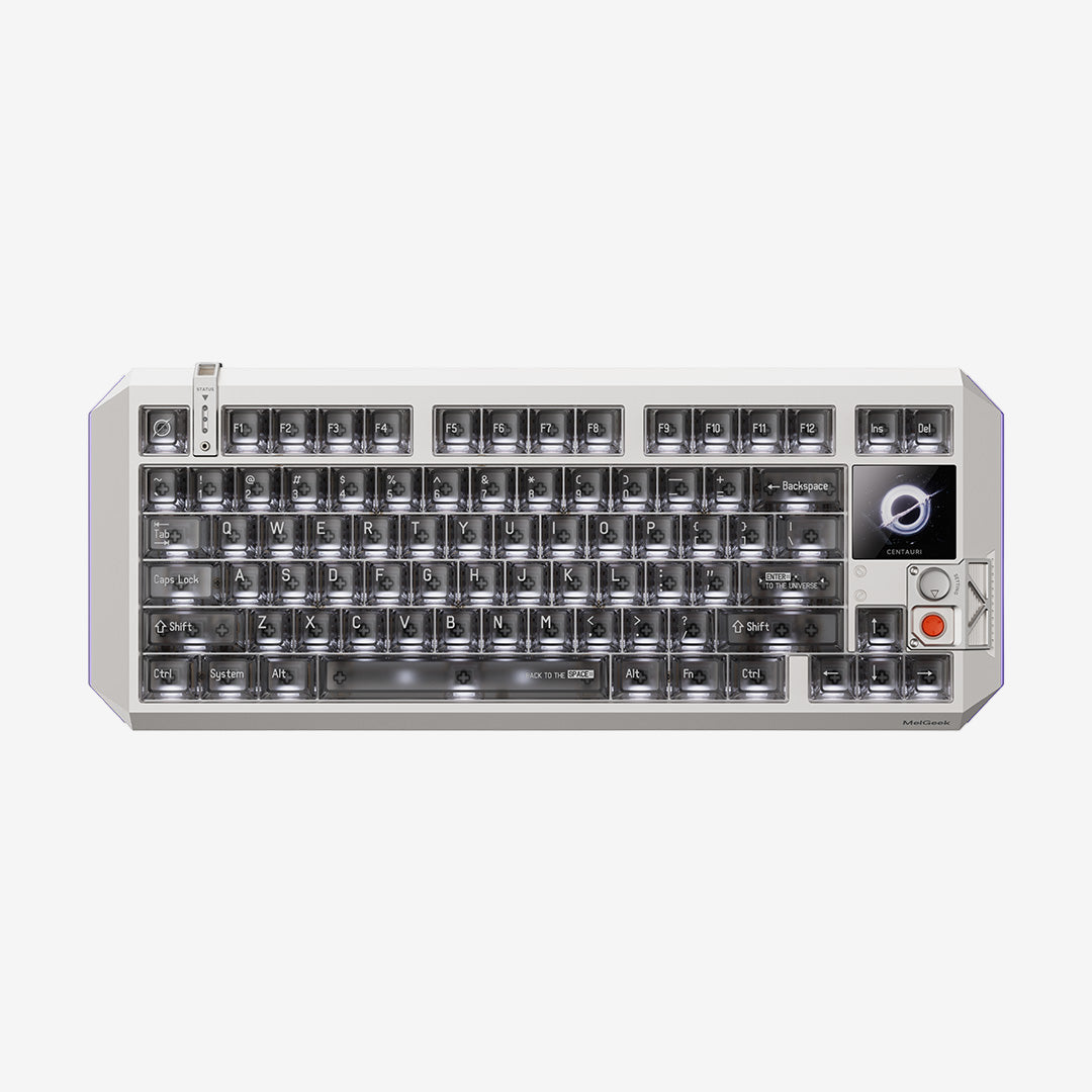 MelGeek Centauri Hall Effect Gaming Keyboard 8000Hz Gray