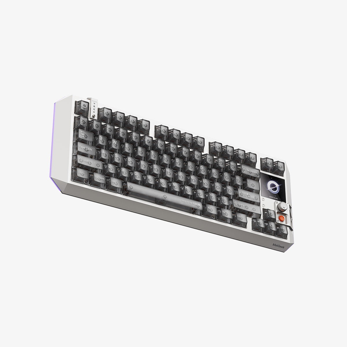 MelGeek Centauri Hall Effect Gaming Keyboard 8000Hz Gray
